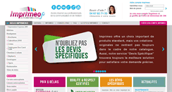 Desktop Screenshot of imprimeo.fr